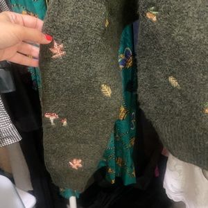 New Zara Mushroom Cardigan 